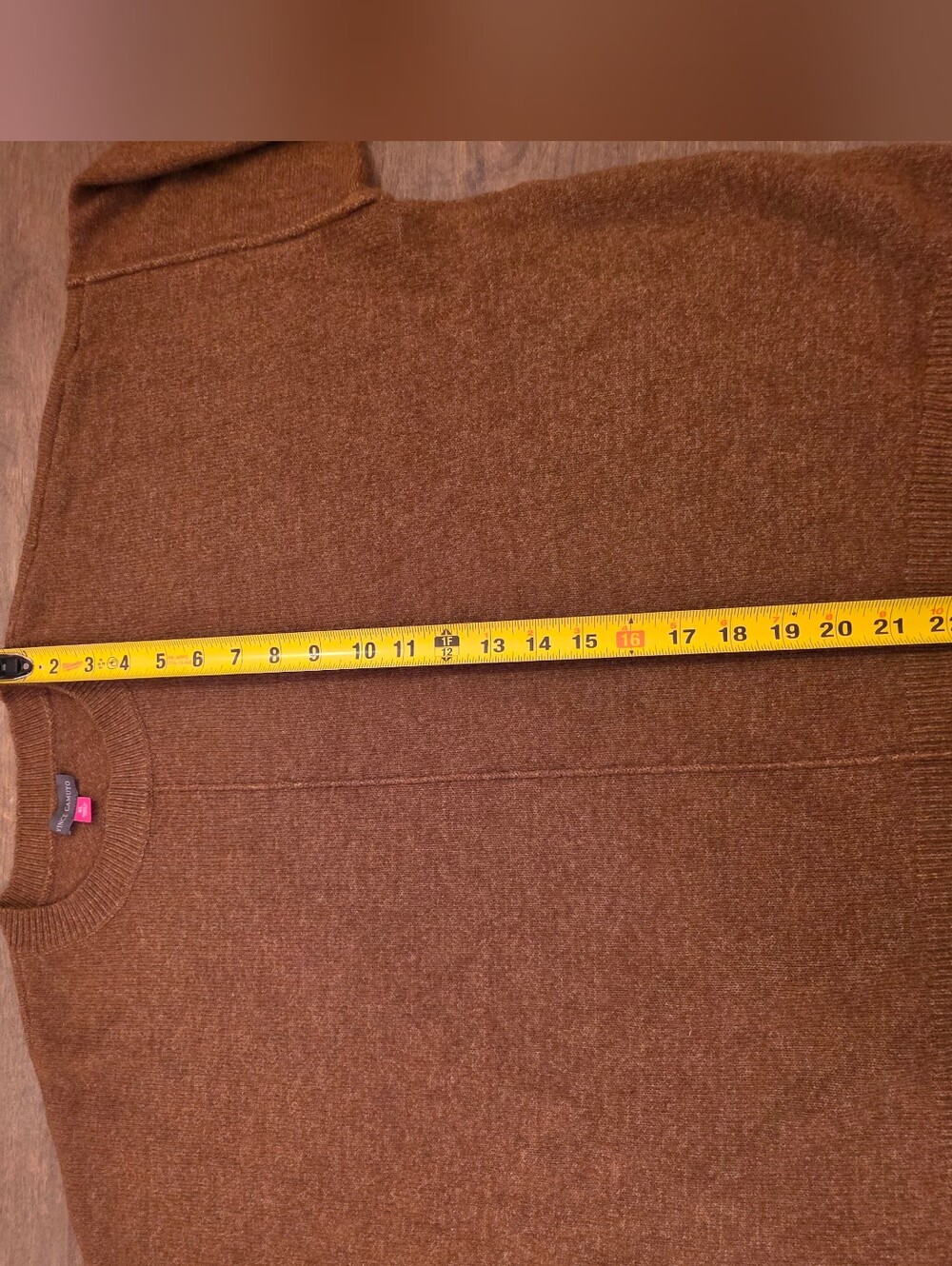 Vince Camuto Crewneck Sweater  Burnt Orange/Brown Sugar Sz XL - Picture 6 of 10